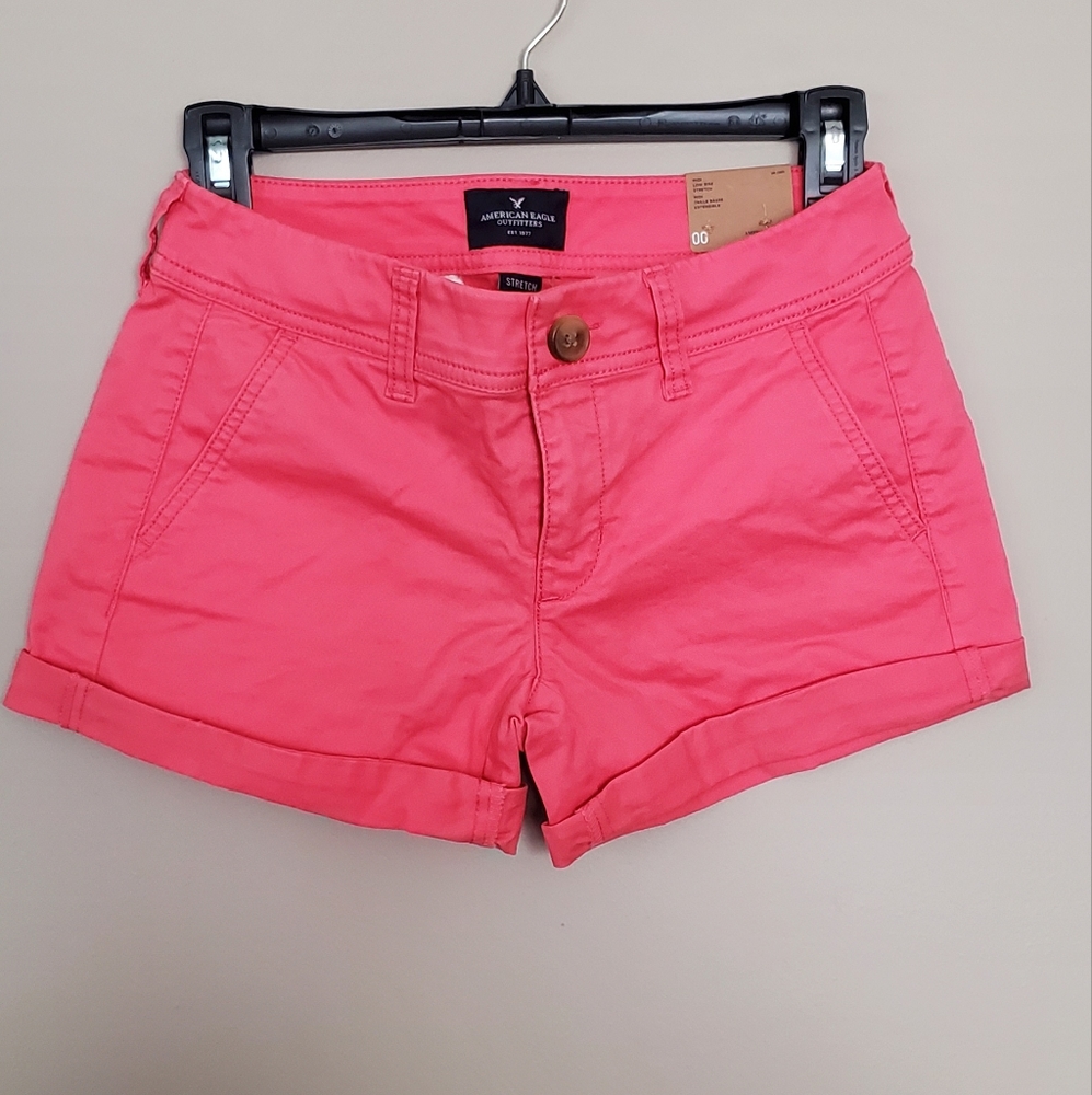 American Eagle Outfitters Pink Jean Shorts
